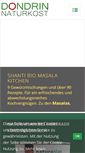 Mobile Screenshot of dondrin-naturkost.ch